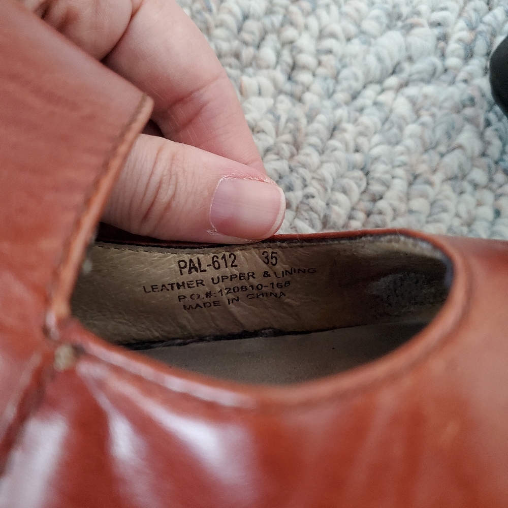 ALEGRIA paloma Mary Jane shoes brown leather - Picture 8 of 11